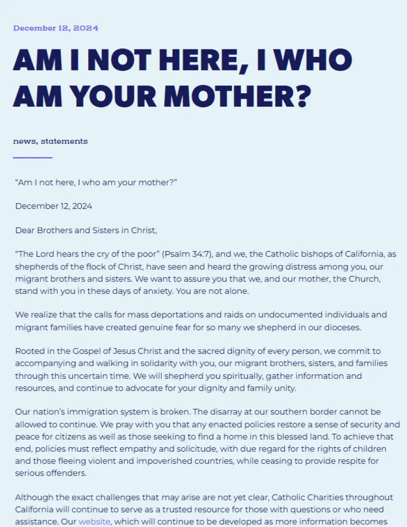 Am I Not Here I Who Am Your Mother