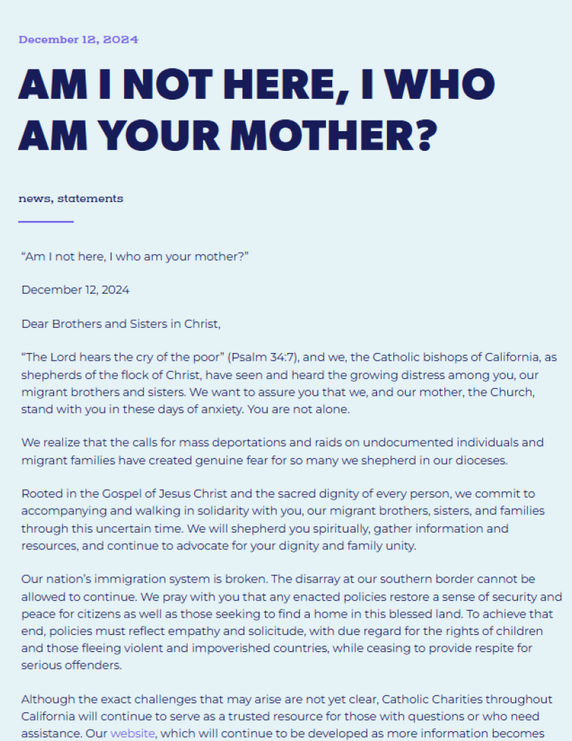 Am I Not Here I Who Am Your Mother