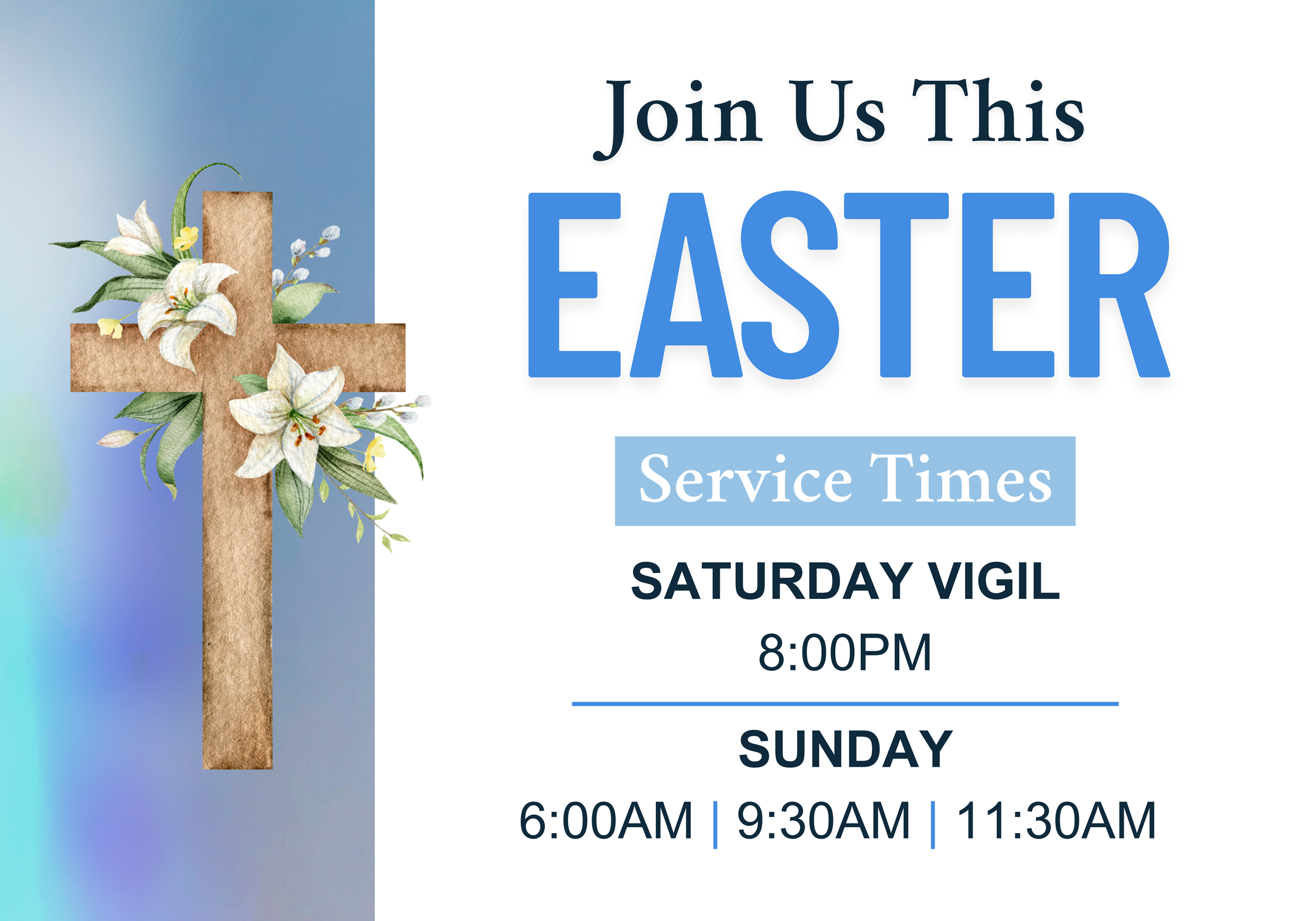 Easter Mass Banner