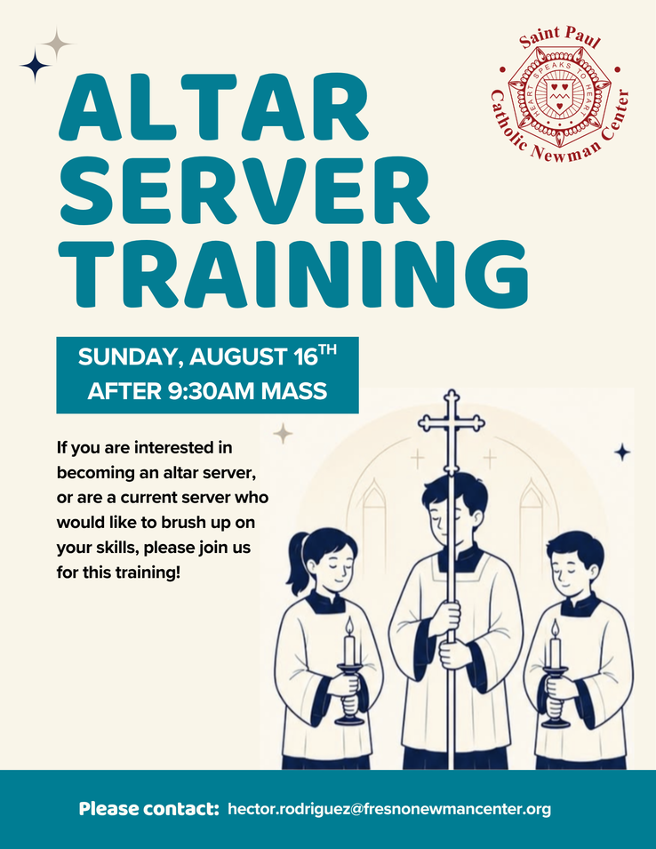 Altar Server Training