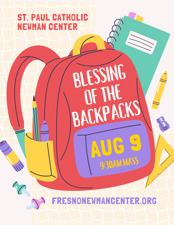 Blessing Of The Backpacks 2026