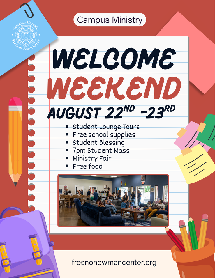 Campus Ministry Welcome Weekend