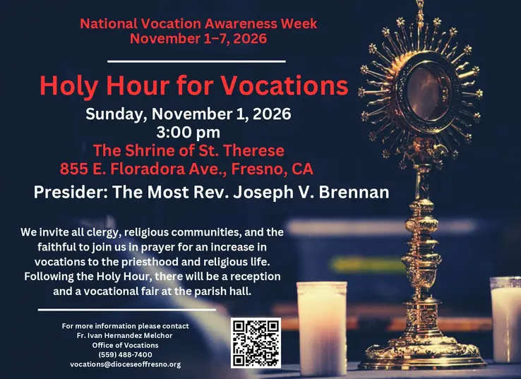 Flyer For Vocations Awareness 2026 English And Spanish Page 0001