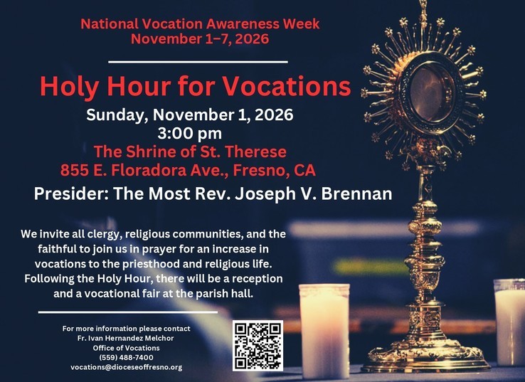 Flyer For Vocations Awareness 2026 English And Spanish Page 0001