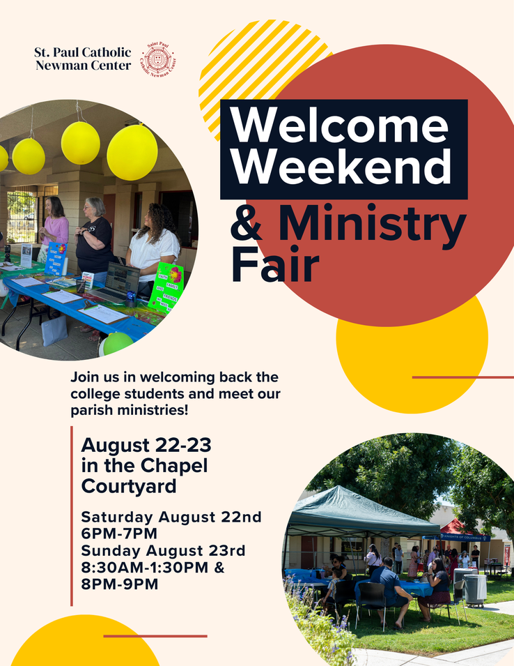 Ministry Fair And Welcome Weekend V2