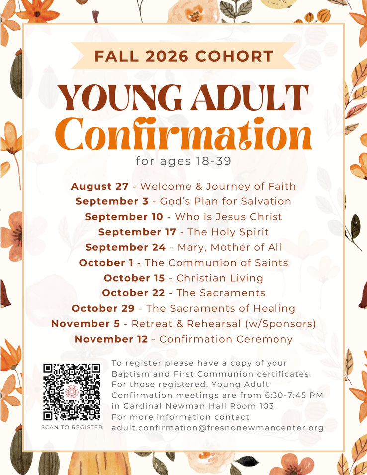 Ya Confirmation Fall 2026 V2